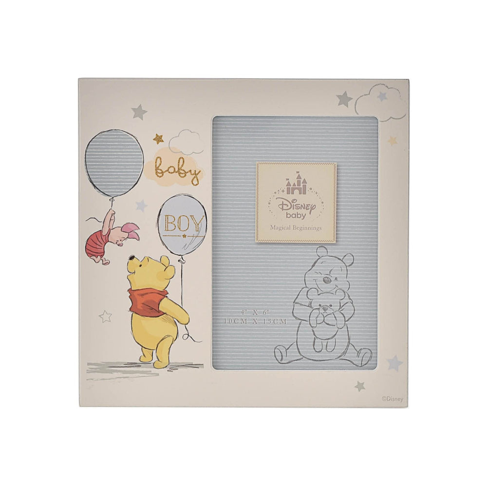 Happy Homewares Winnie the Pooh and Piglet illustration close-up shows charming nursery decor appeal
