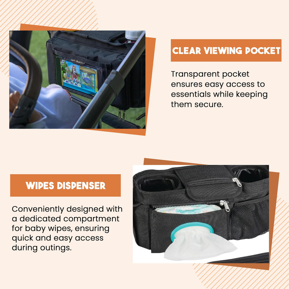 Happy Path & Co detachable zip-off pouch adds secure on-the-go storage.