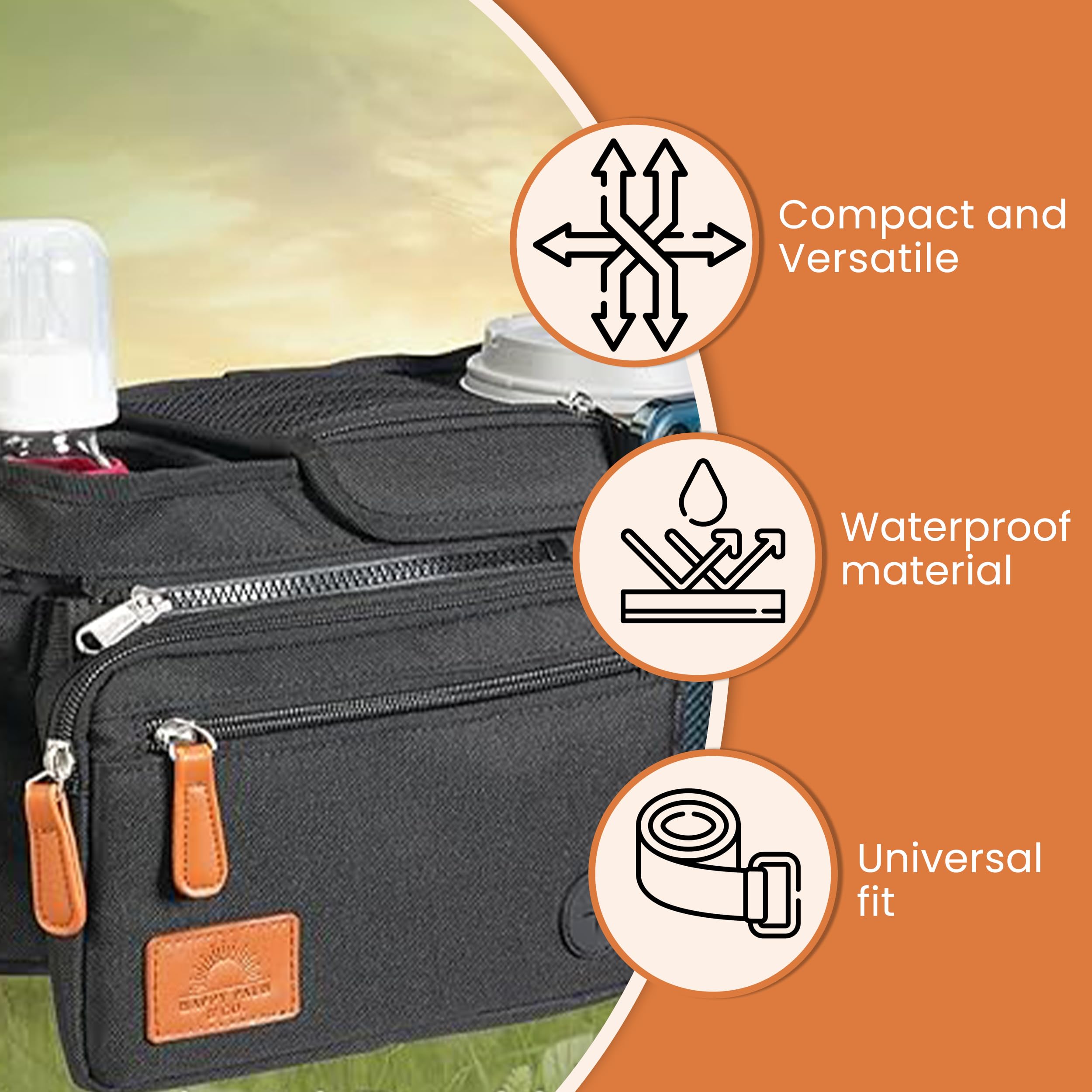 Happy Path & Co phone and wipes pocket keeps essentials handy during outings.