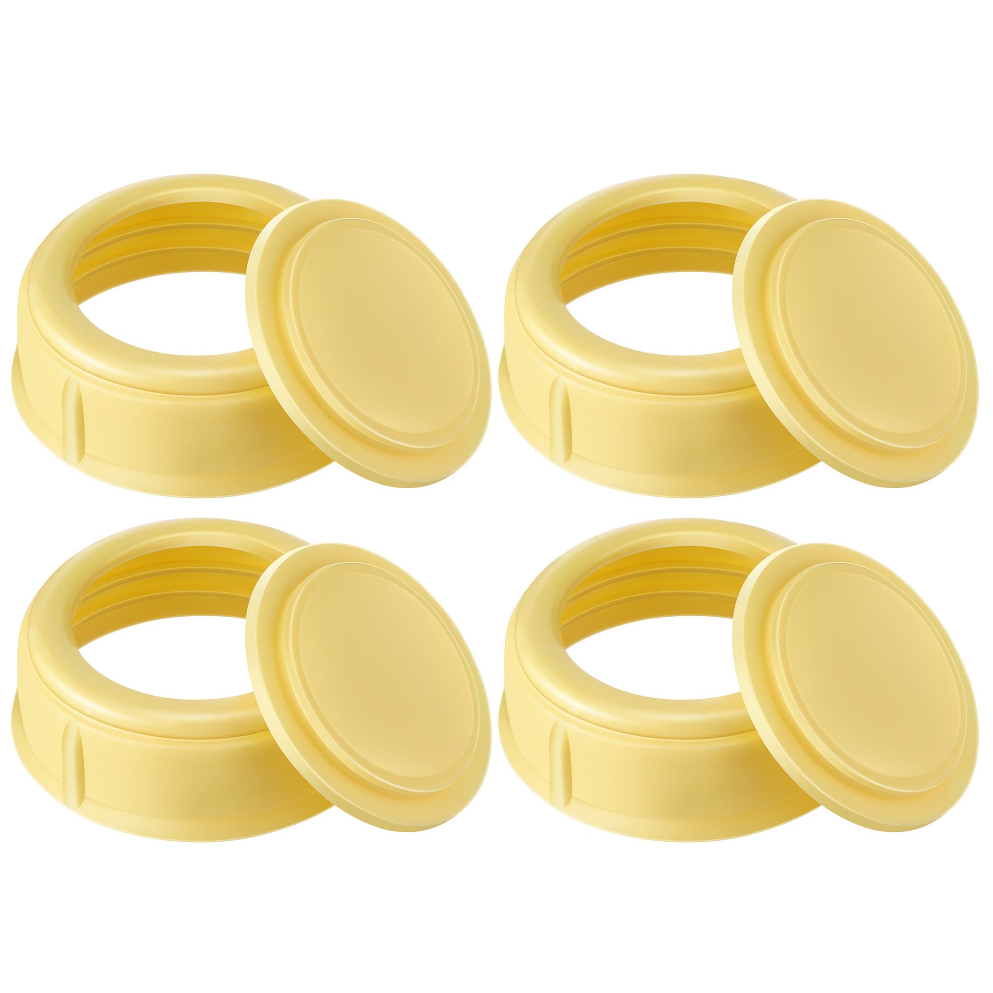 HappyAlley nipple rings fit Medela 5oz bottle for leak-free pumping.
