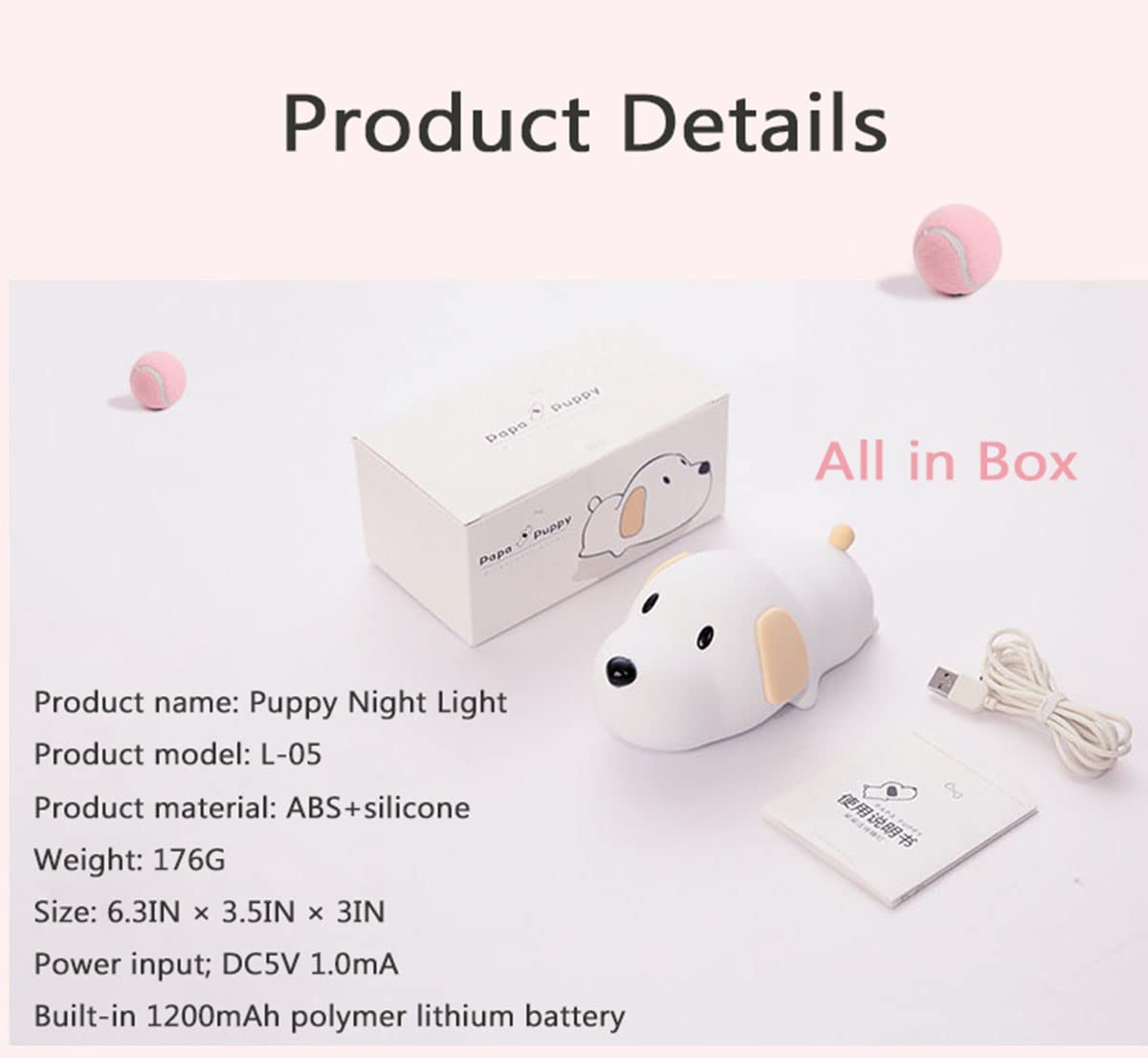 HAPPYBAG night-light-decorative-lamp doubles as a comforting decorative piece.