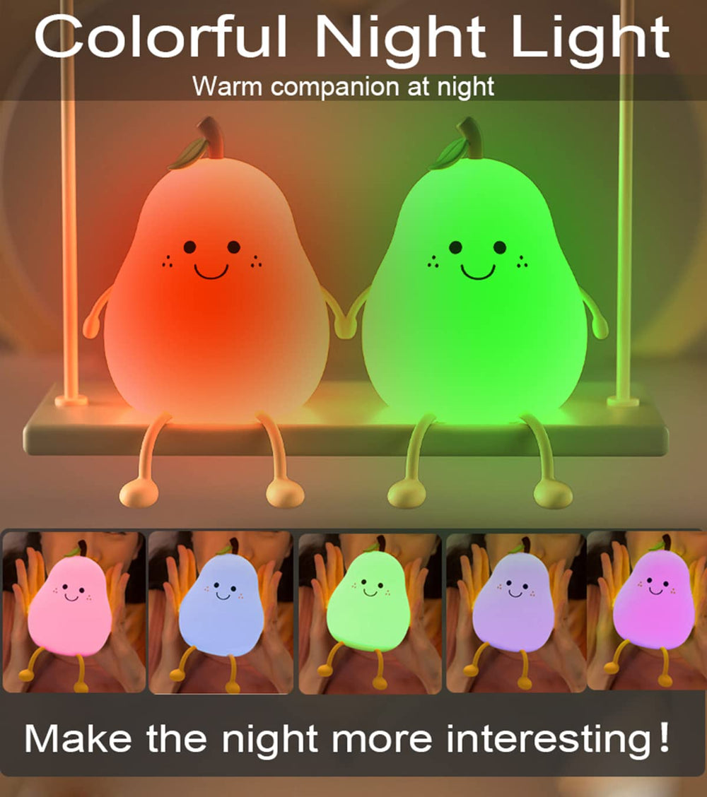 HAPPYBAG soft silicone night light is safe, squeezable, and ideal for nap-time calm.