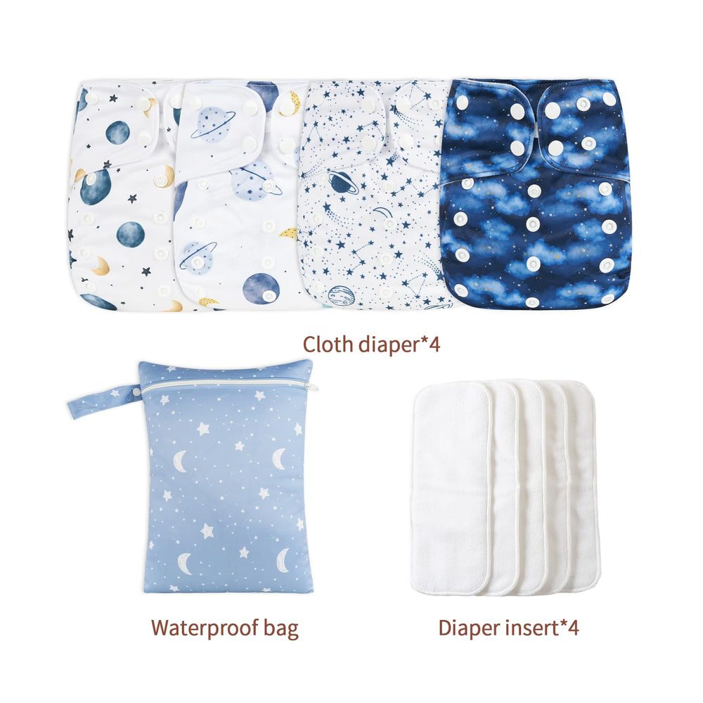 HappyFlute diaper inserts soft absorbent layers for reliable daytime dryness.