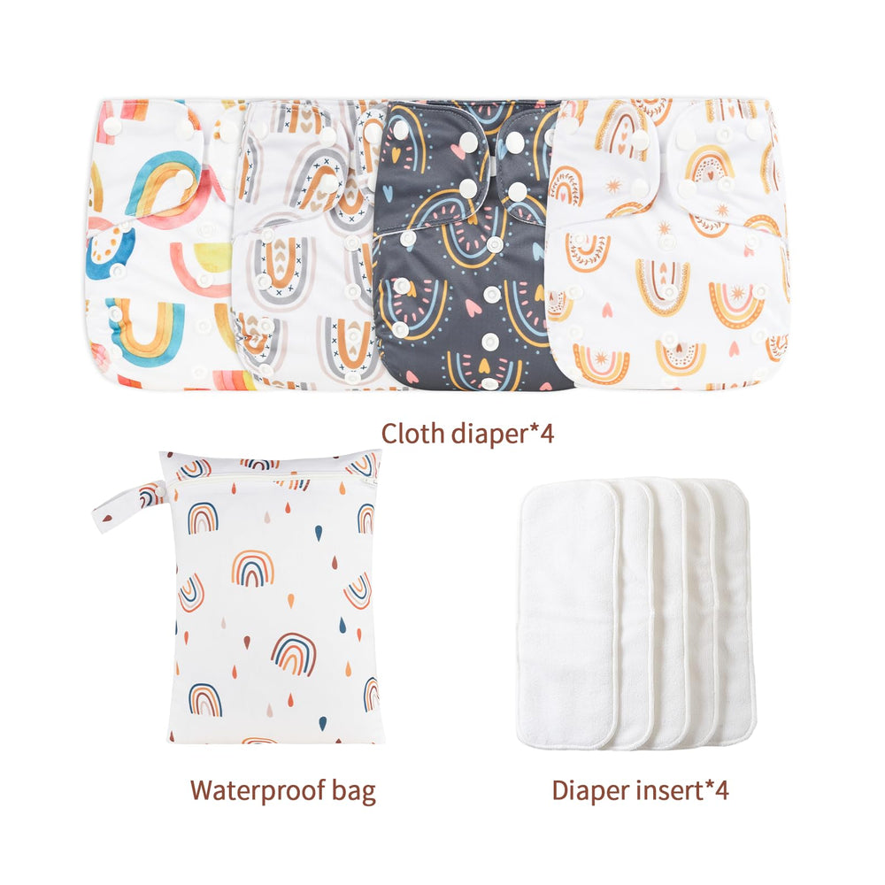 HappyFlute diaper inserts close-up highlighting soft, breathable padding for comfort.