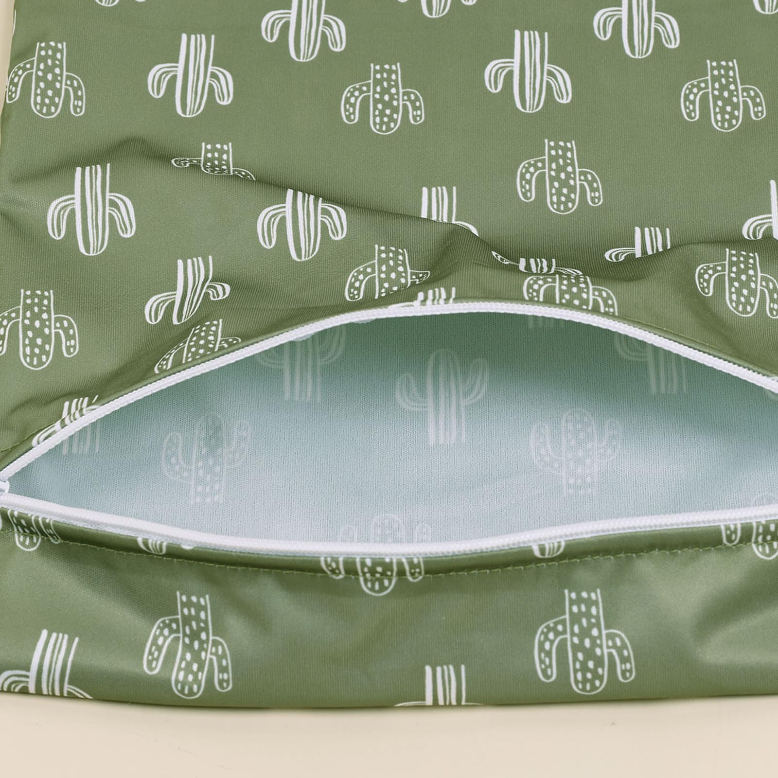 HappyFlute animal front view waterproof bag set stores swimsuits neatly.