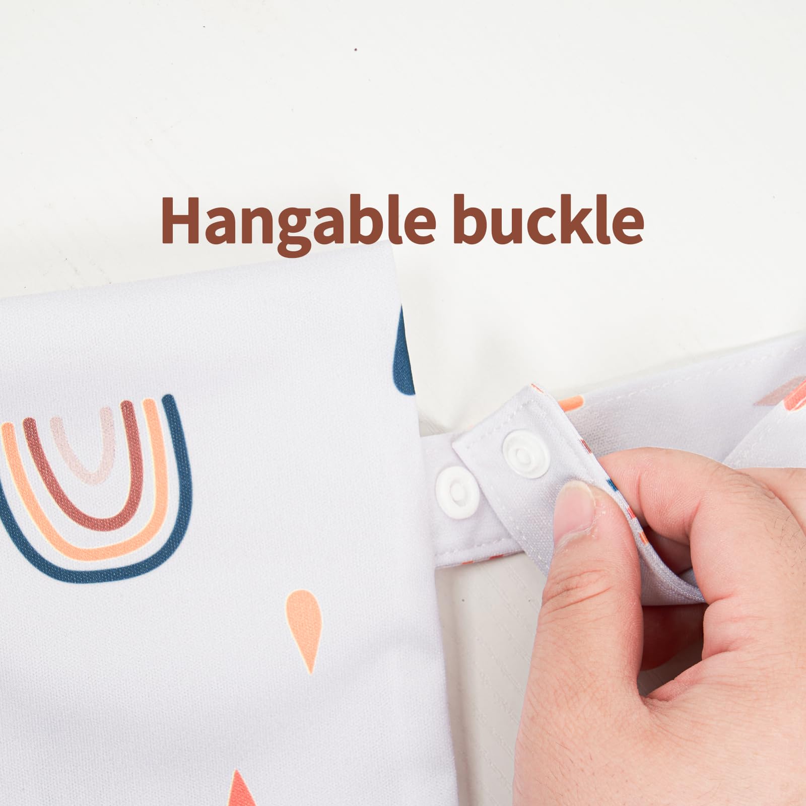 HappyFlute wet bag shown for convenient on-the-go storage of diapers and essentials.
