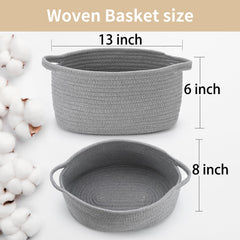 Happyiren woven basket with handles shows artisan craftsmanship and sturdy carrying everyday