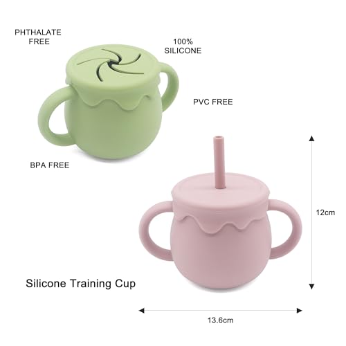 HappyNibble toddler utensils 2-in-1 set aids growing motor skills