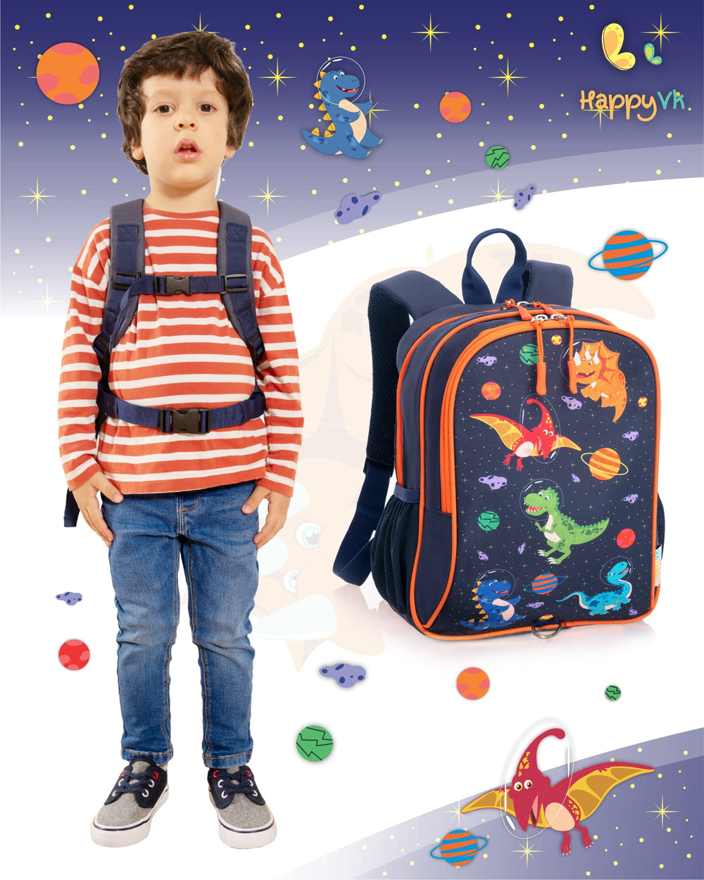 HappyVk durable materials; close-up showing sturdy stitching and quality fabric