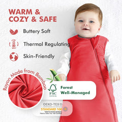 HAPIU sleep sack with 2-way zipper allows easy diaper changes and quick line drying.