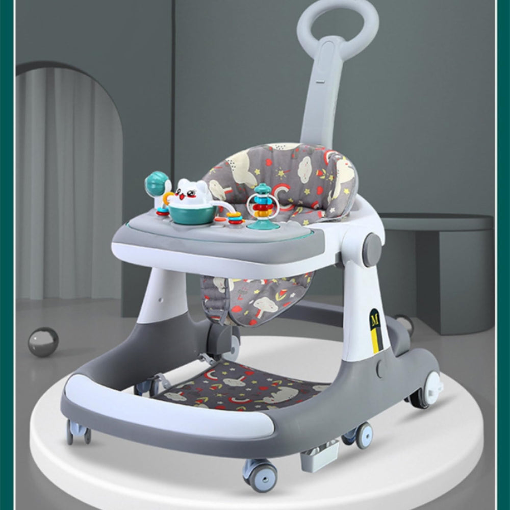 HAPYOOY 5in1 walker folds compactly for easy storage and travel