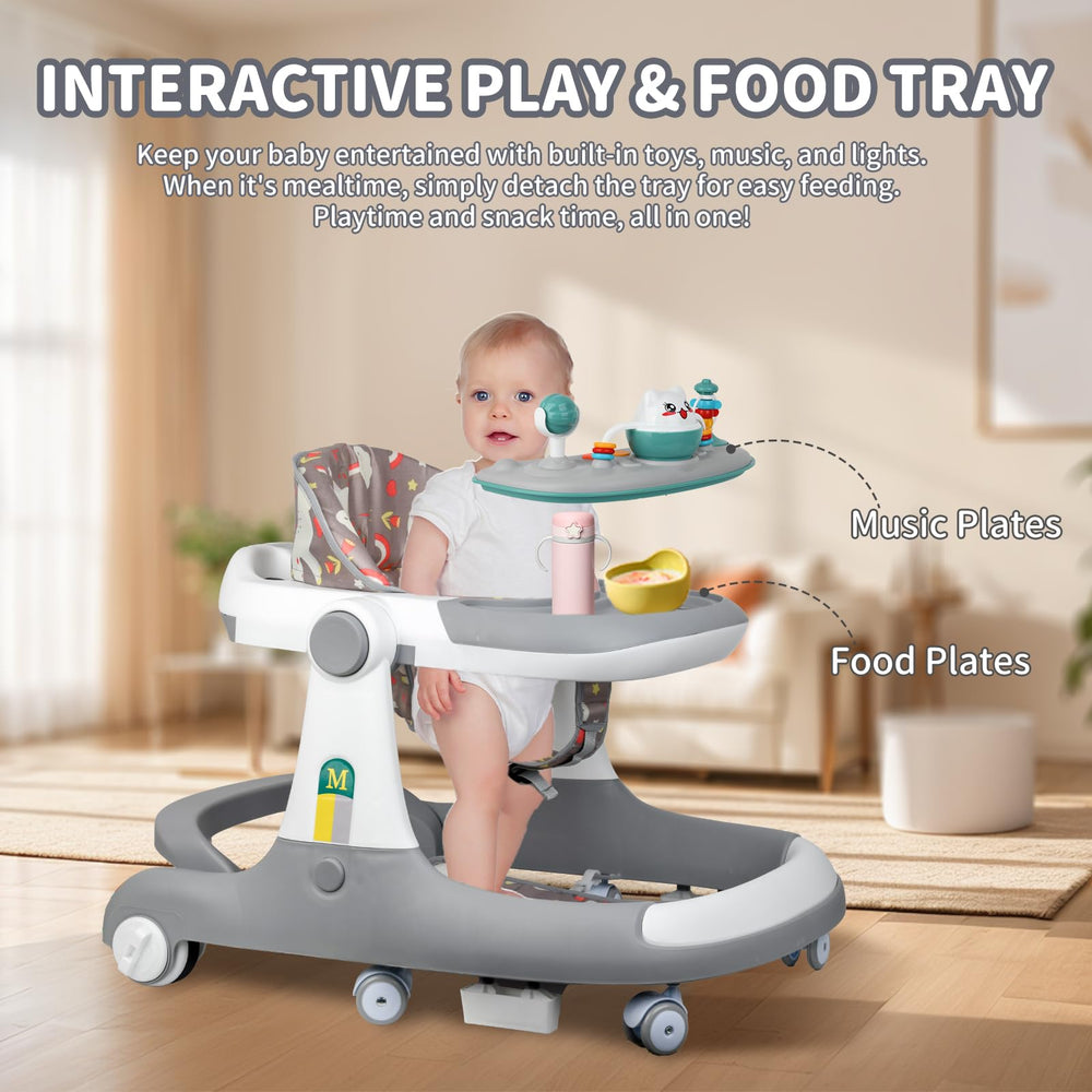 HAPYOOY 5in1 walker music panel with engaging activities for baby attention
