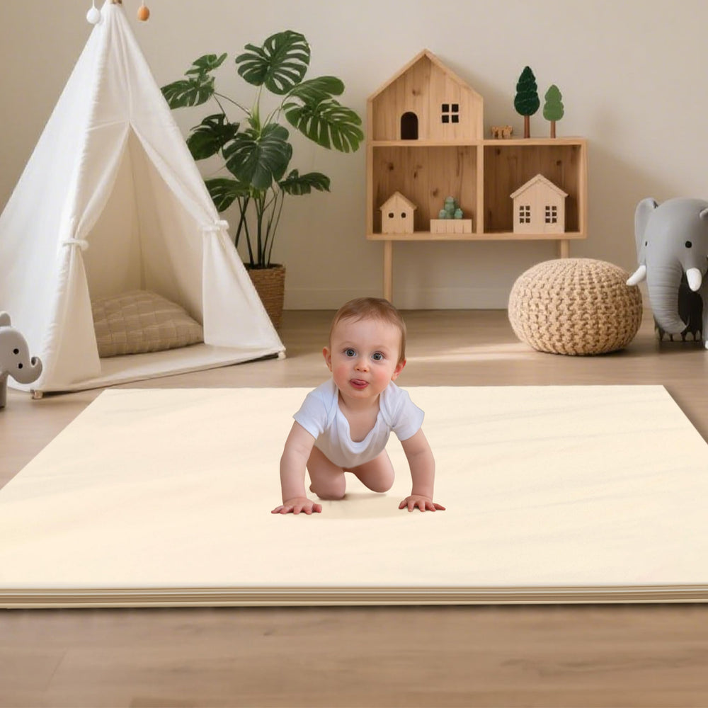 HARBOLLE neutral beige blends with decor for calm indoor-outdoor play