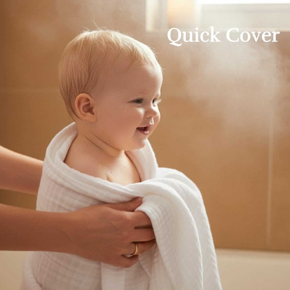 HardNok muslin close-up honeycomb weave shows breathable six-layer softness