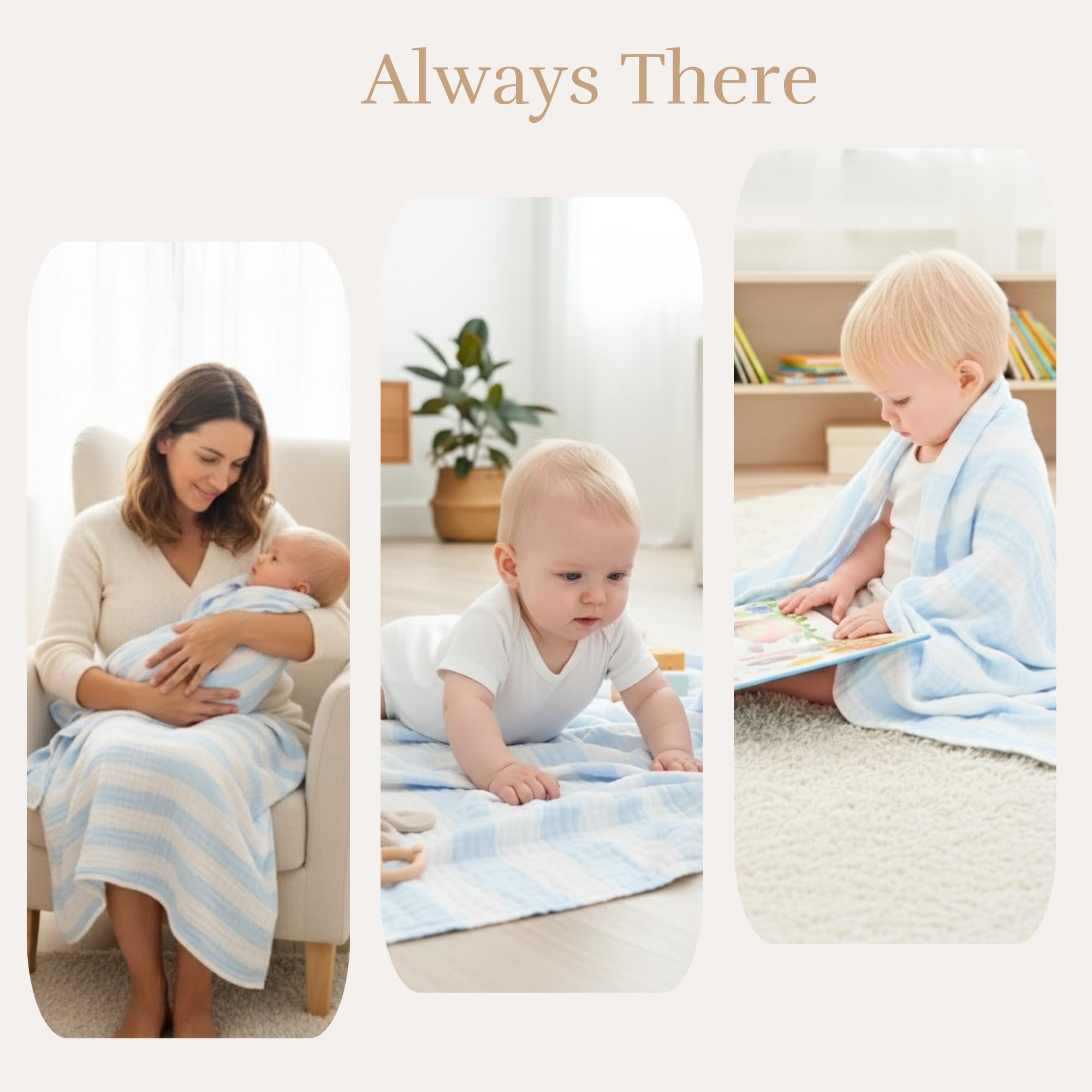 HardNok newborn swaddle-use image, hooded towel doubling as swaddle.