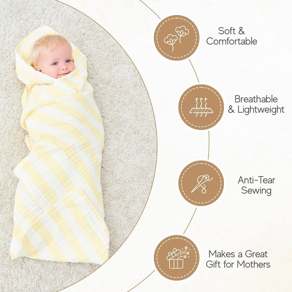 HardNok muslin washcloth set 10x10 ideal for gentle cleansing and burp cloths