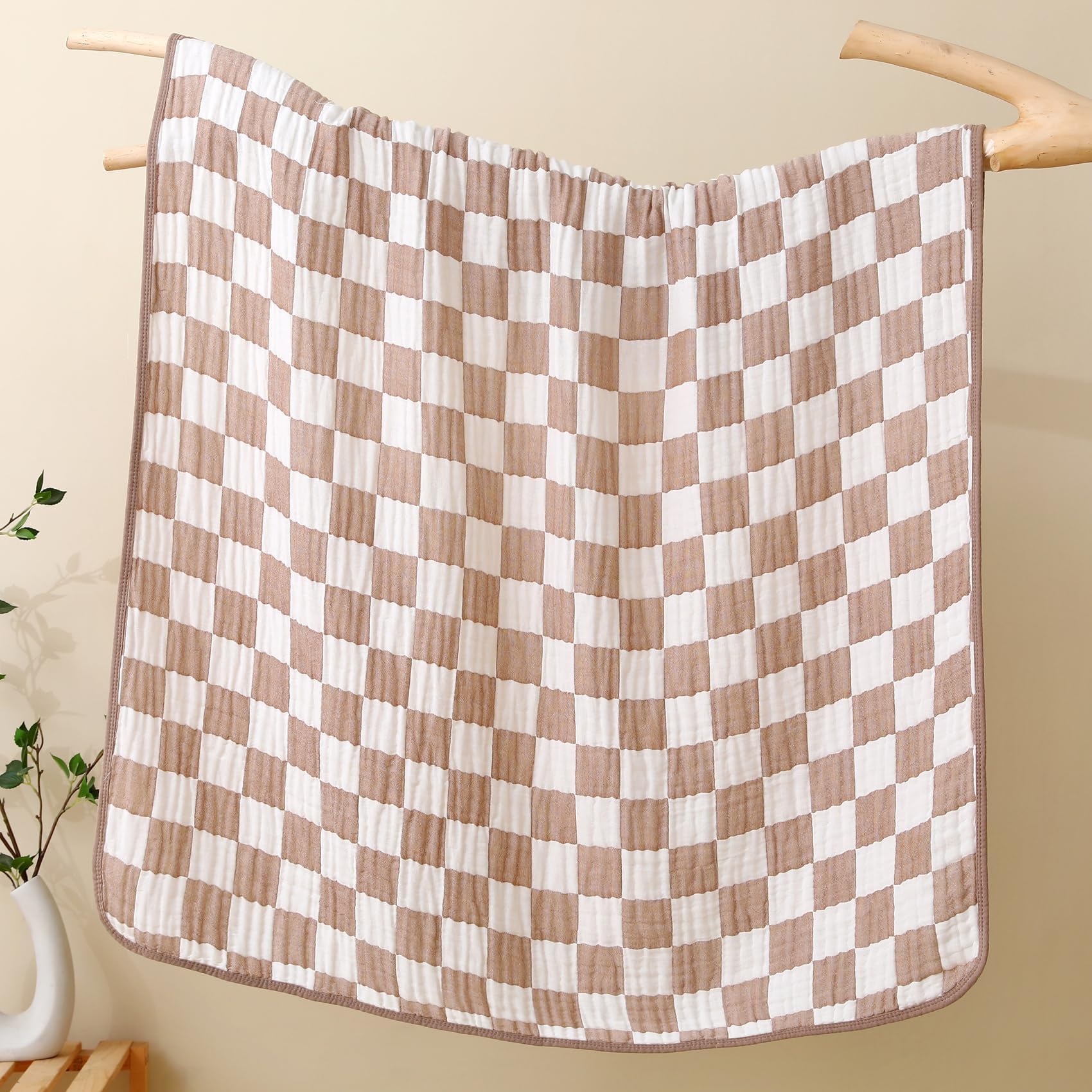 HardNok Muslin Blanket gift pack Kraft packaging highlights natural, ready-to-gift presentation.