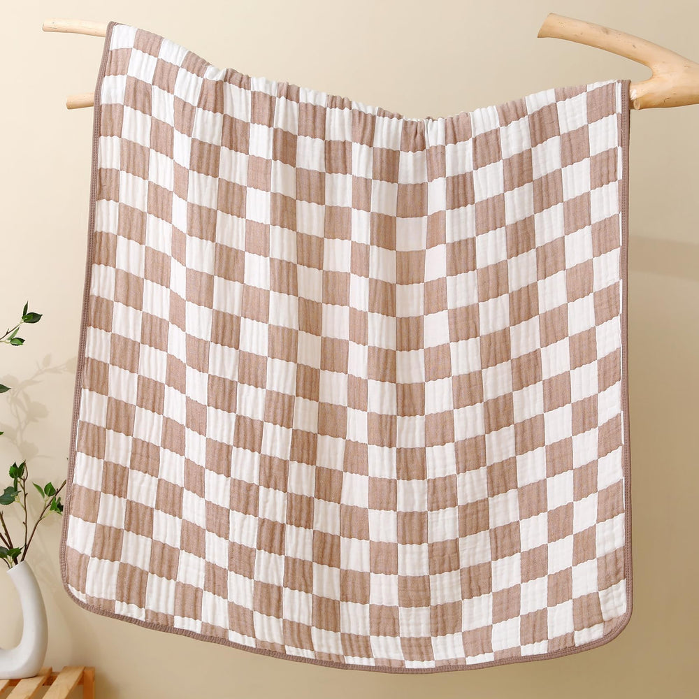 HardNok Muslin Blanket gift pack Kraft packaging highlights natural, ready-to-gift presentation.
