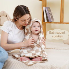 HardNok muslin fabric closeup organic cotton bamboo blend feels breathable.