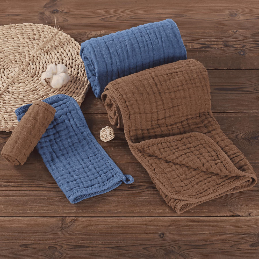 HardNok muslin towel hemmed-design durable care, resistant to wear during washes