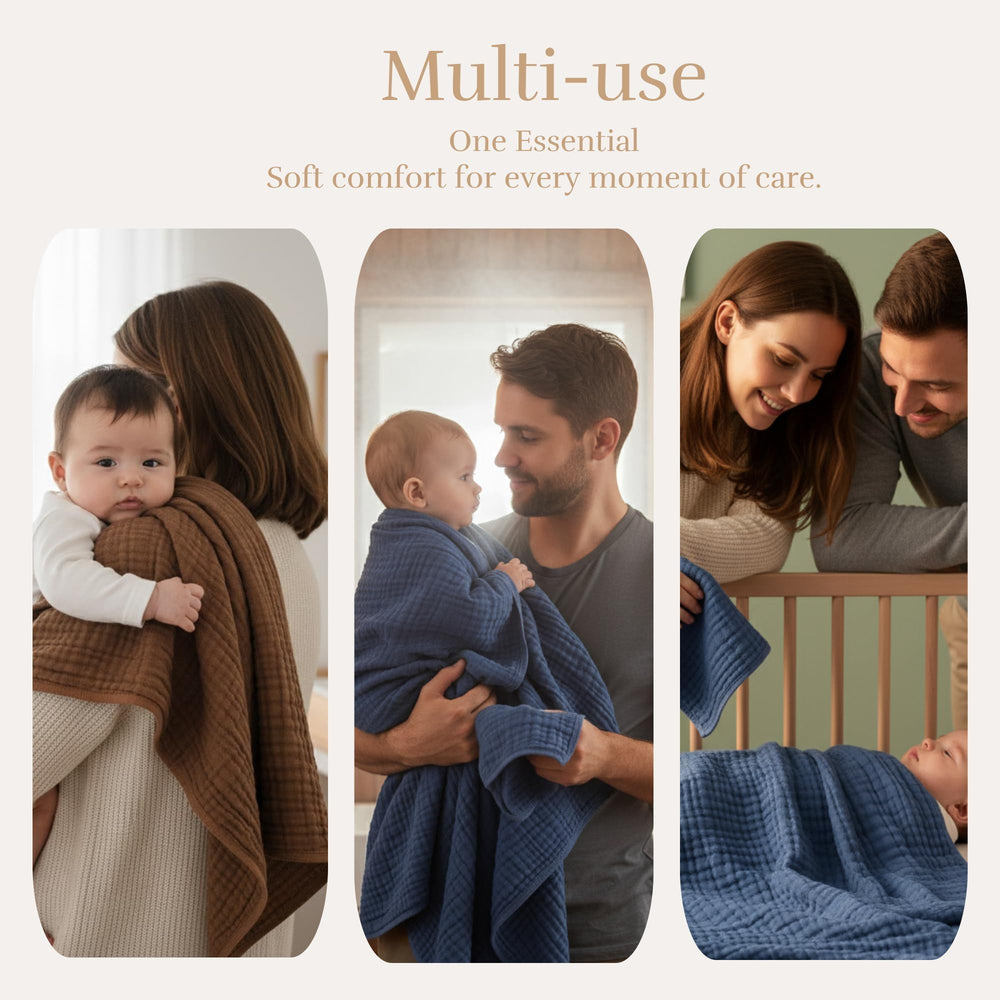 HardNok towel set versatile: bath, blanket, and stroller cover on trips.