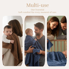 HardNok towel set versatile: bath, blanket, and stroller cover on trips.