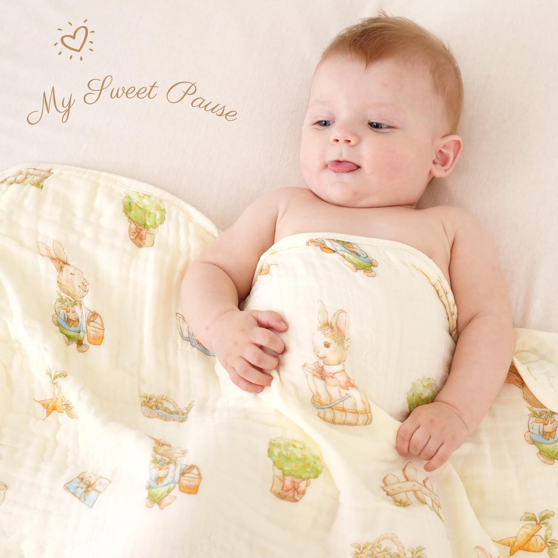 HardNok ultra-soft muslin blanket swaddle use offers cozy wrap.