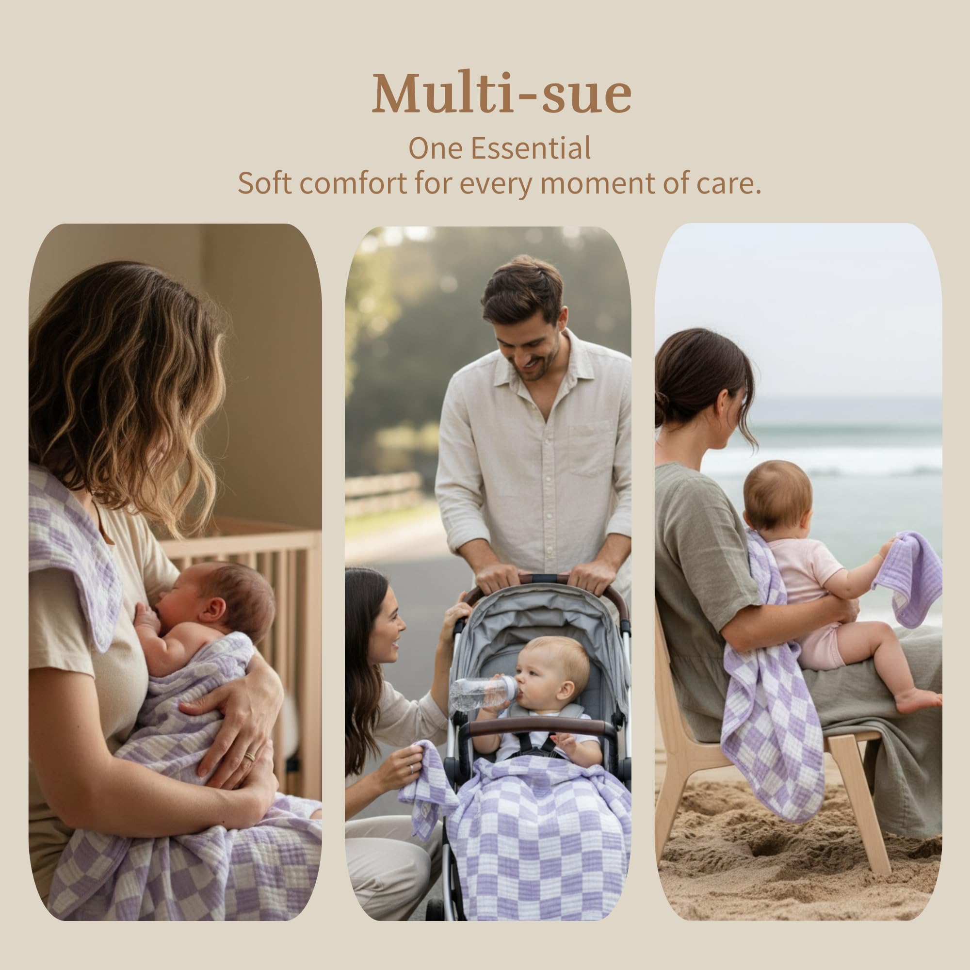 HardNok bath-to-beach towel set demonstrates versatile fabric for nursery and beach days