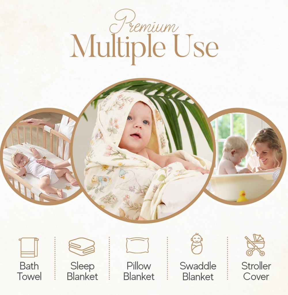 HardNok towel used as a stroller cover, breathable and lightweight.