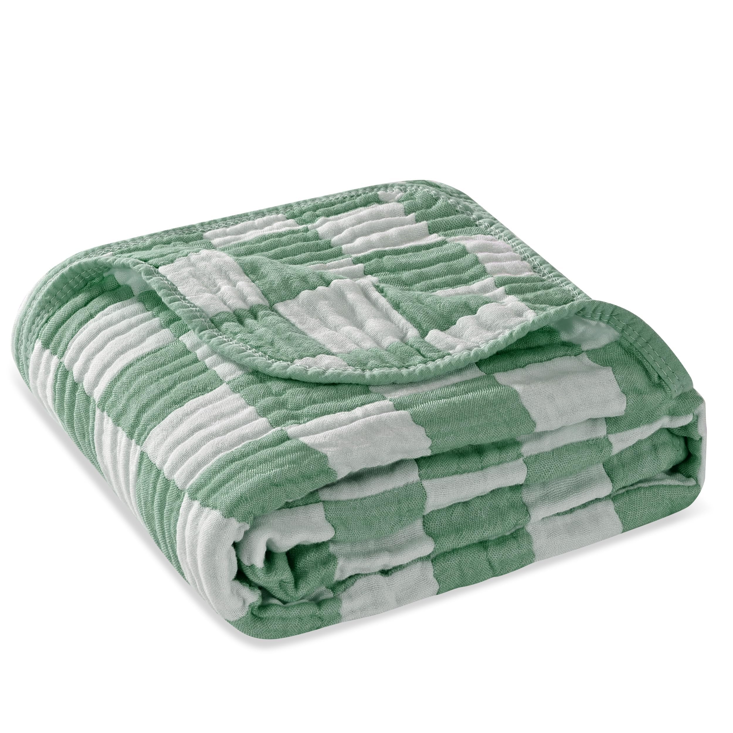 HardNok Ultra Soft Muslin Baby Blanket folded for easy storage.