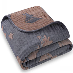 HardNok Ultra Soft Muslin Blanket Ocean packaging showcases a ready-to-gift presentation for new parents.