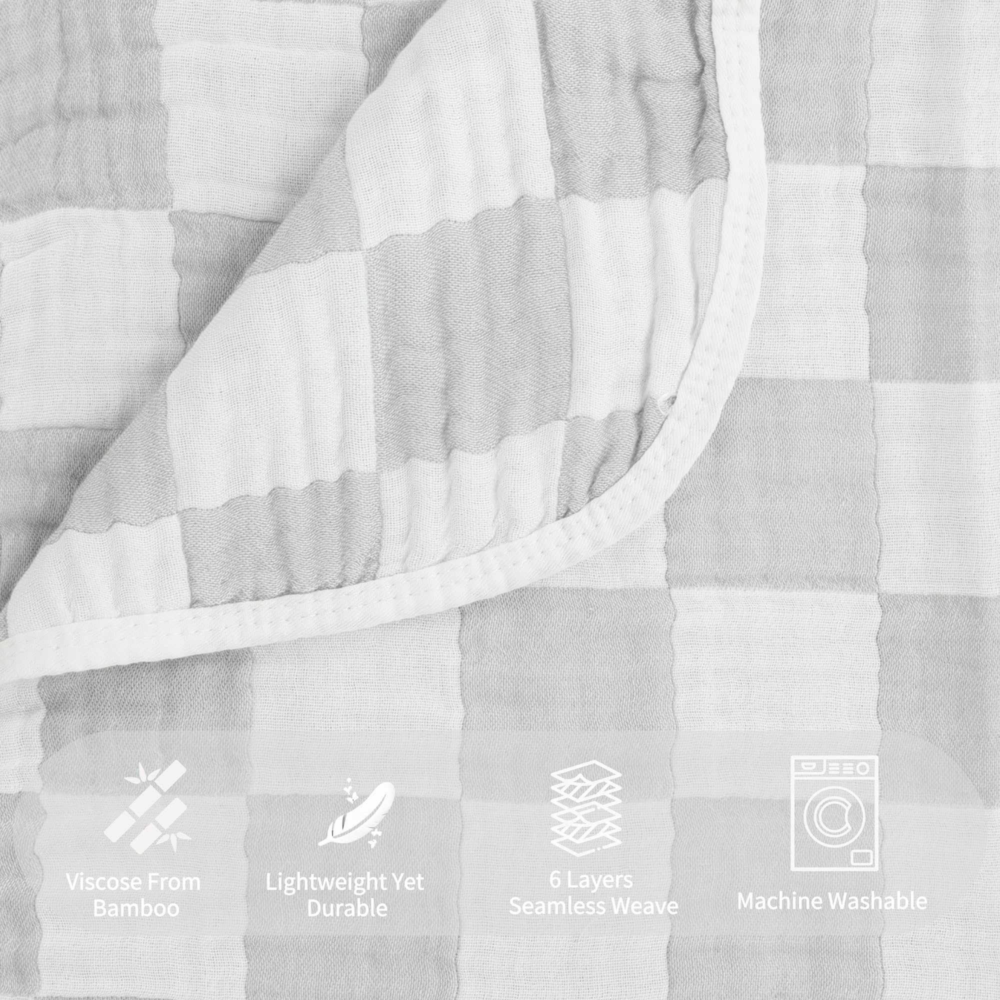 HardNok muslin blanket in stroller demonstrates breathable warmth on the go.