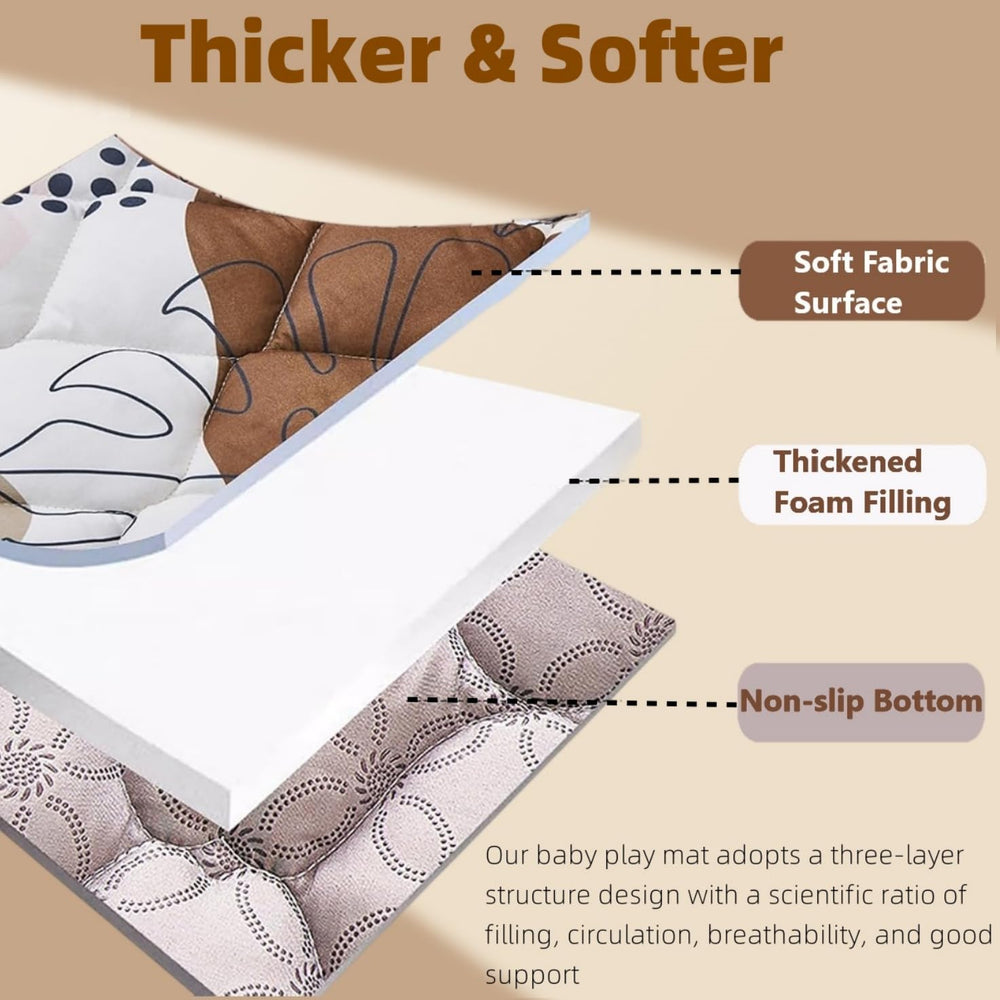 Harmon Wandyer baby play mat foldable storage for easy travel and storage.