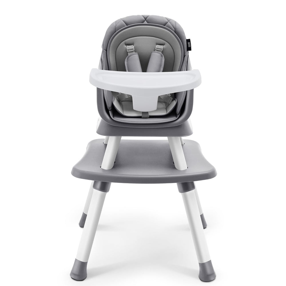 HARPPA 6-in-1 high chair assembly shows quick setup for busy mornings.