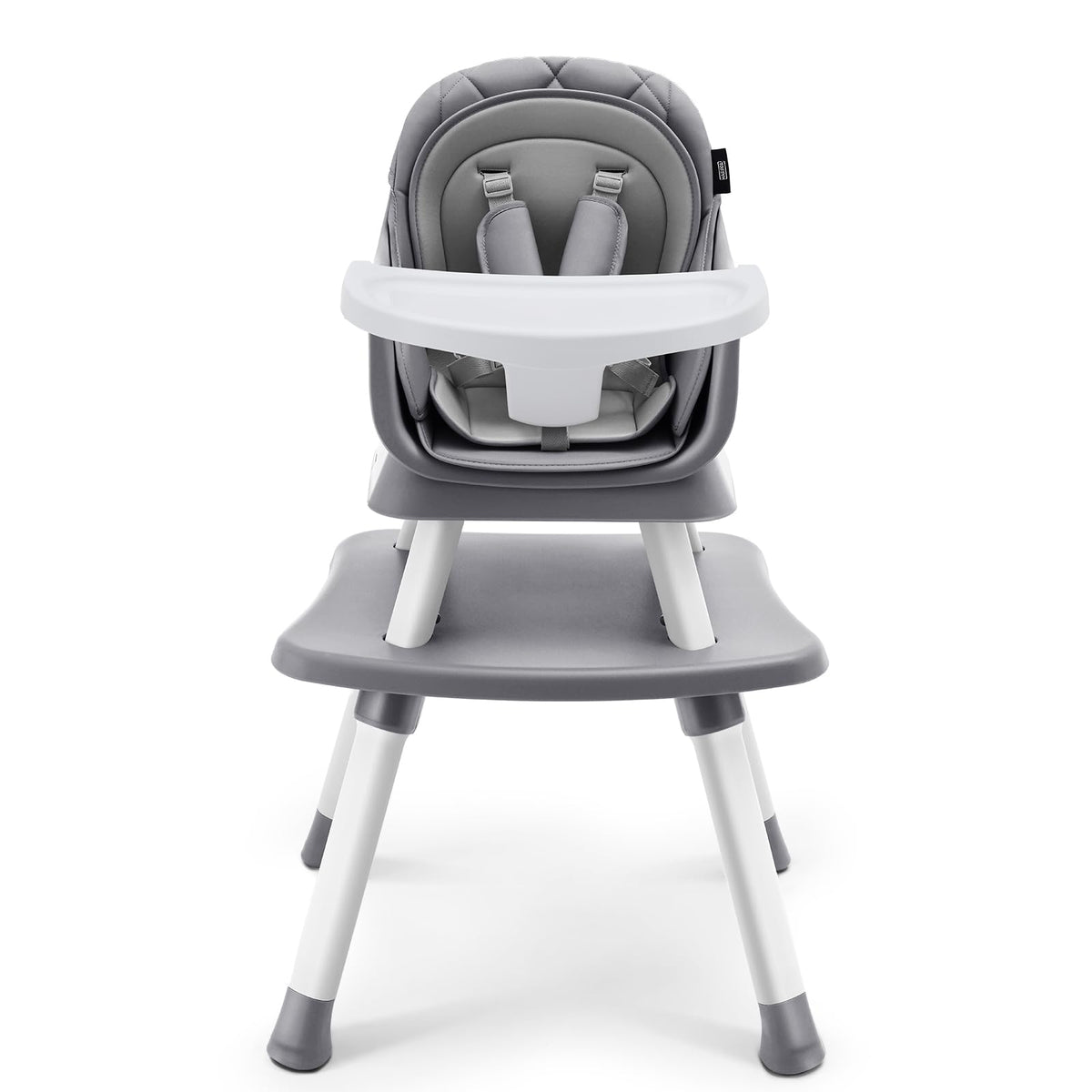 HARPPA 6-in-1 high chair assembly shows quick setup for busy mornings.