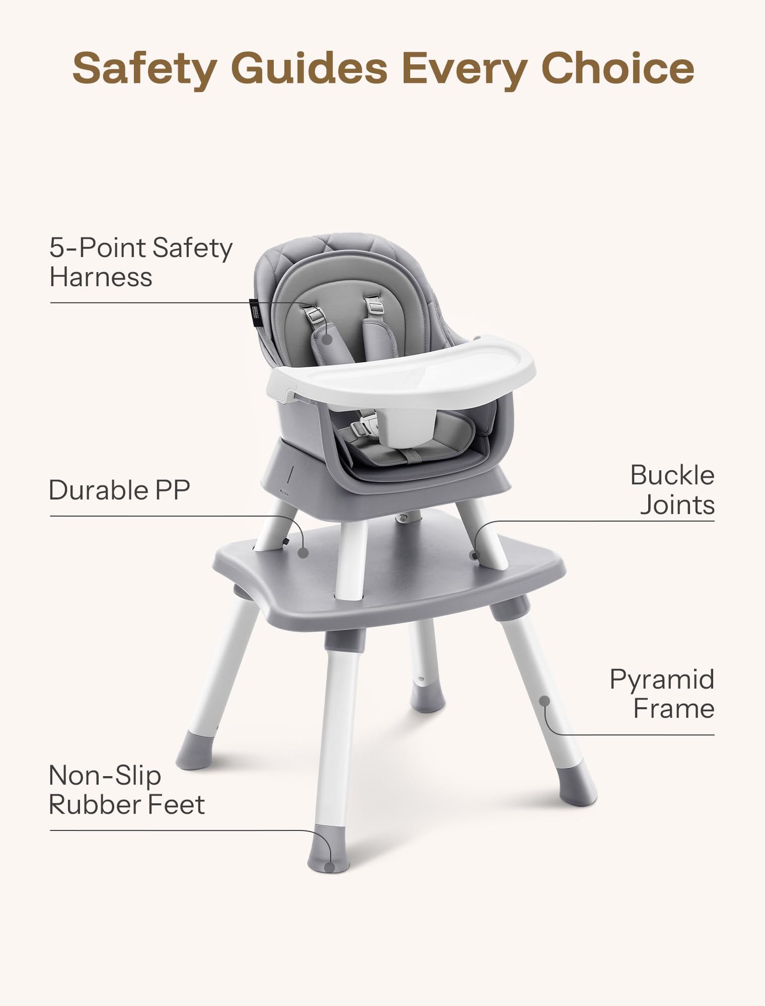 HARPPA 6-in-1 in use at a dining scene for family meals.