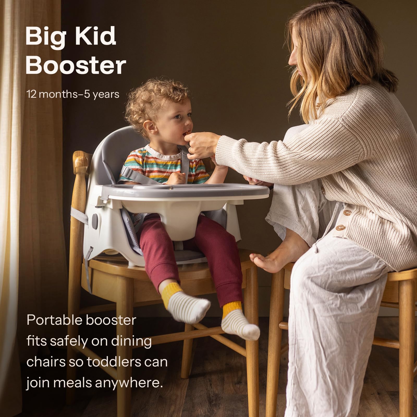 HARPPA five-point-harness keeps your child safely seated