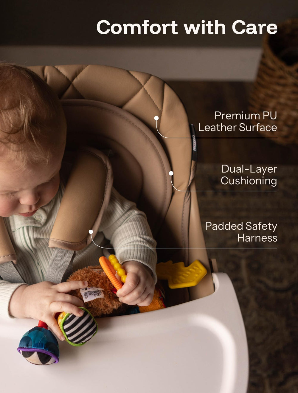 HARPPA waterproof seat cushion wipes clean after spills