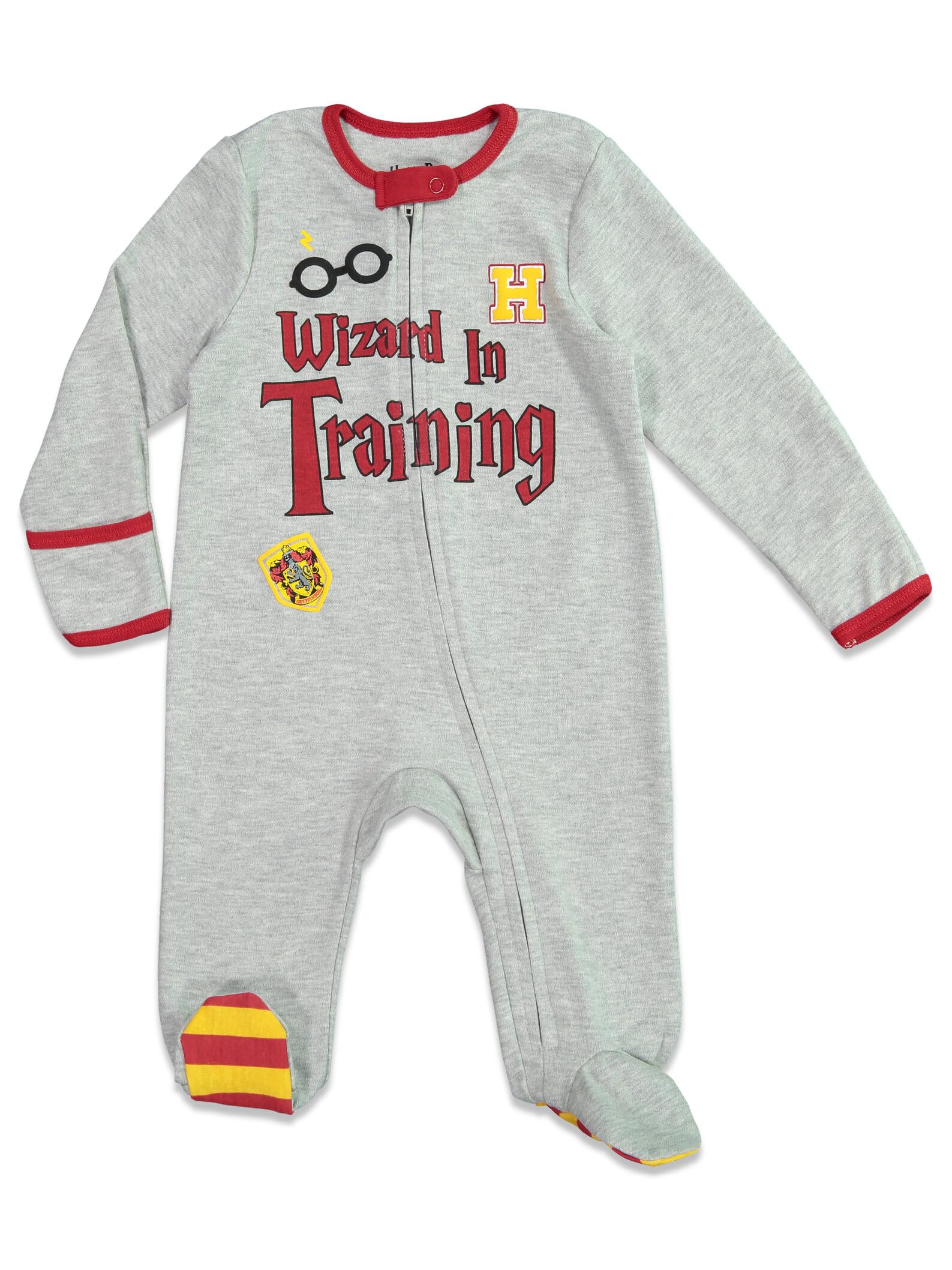 Harry Potter zip-up coverall highlighting simple changes with ankle-to-chin zipper