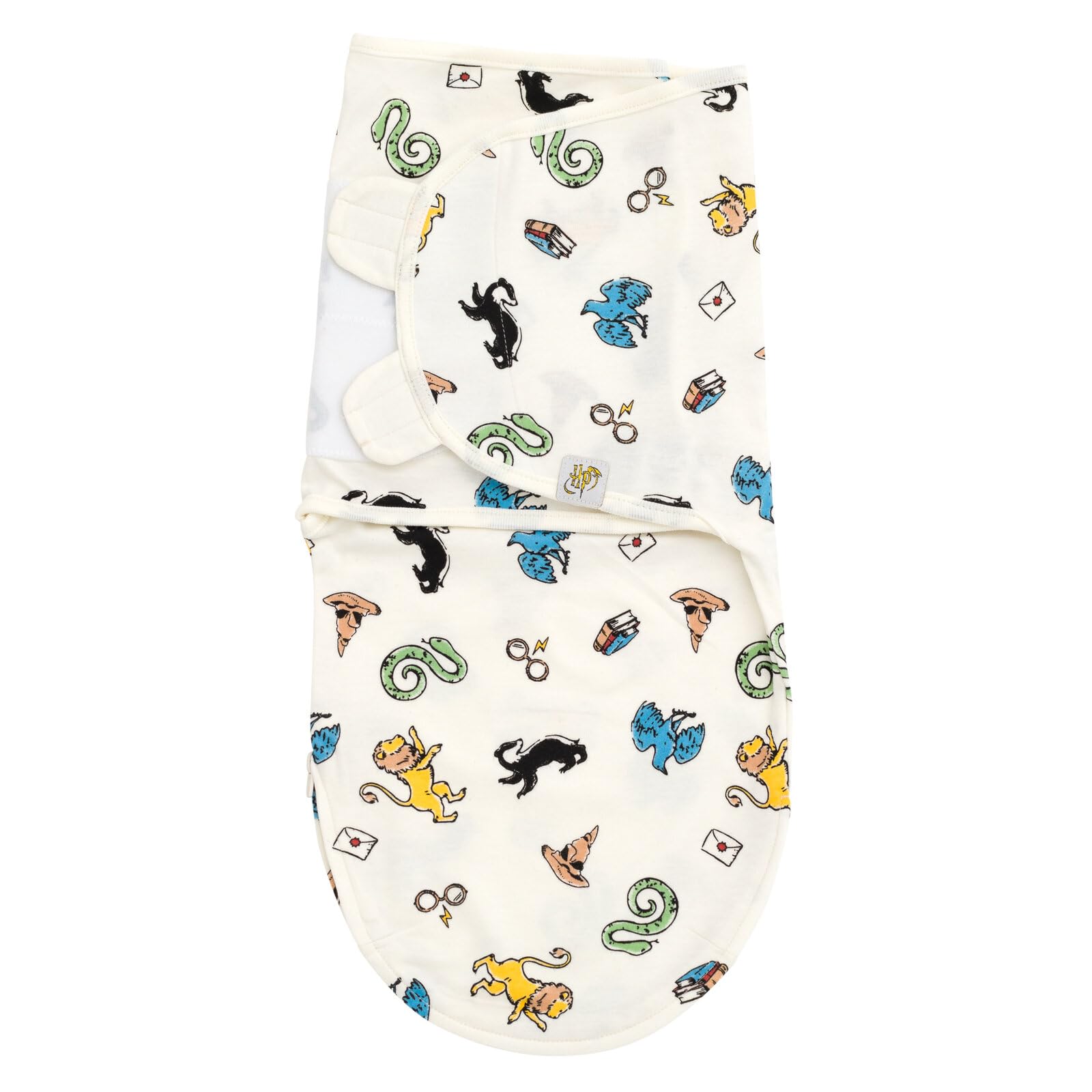 Harry Potter Hedwig Owl swaddle pack allover print featuring playful character design