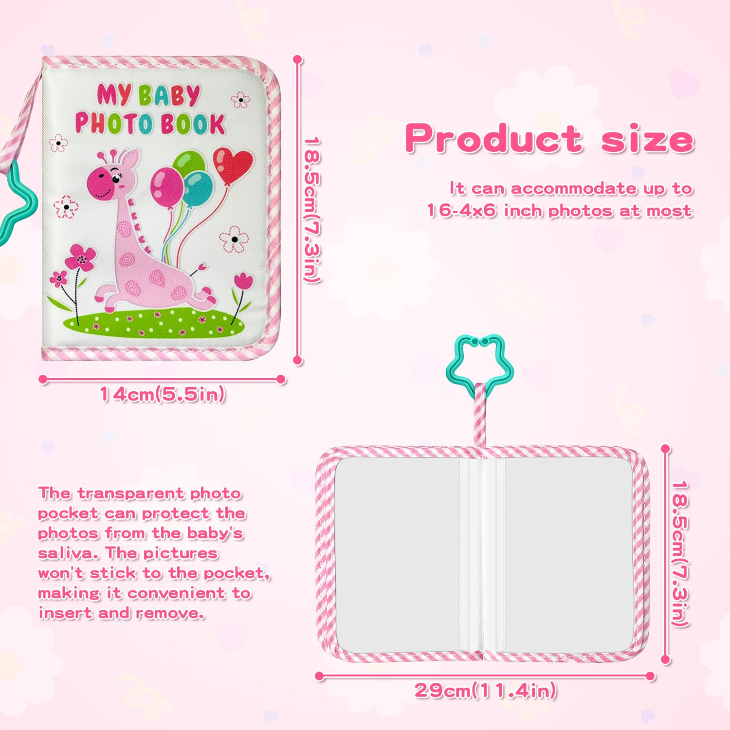 HarvMax baby-safe mirror image highlights reflective learning during playtime