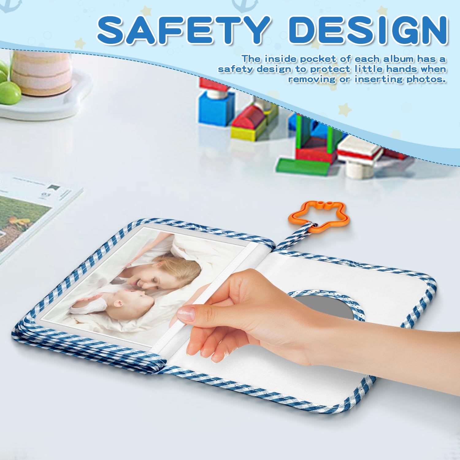 HarvMax Baby's First Family Album gift-ready packaging suggesting thoughtful baby shower keepsake