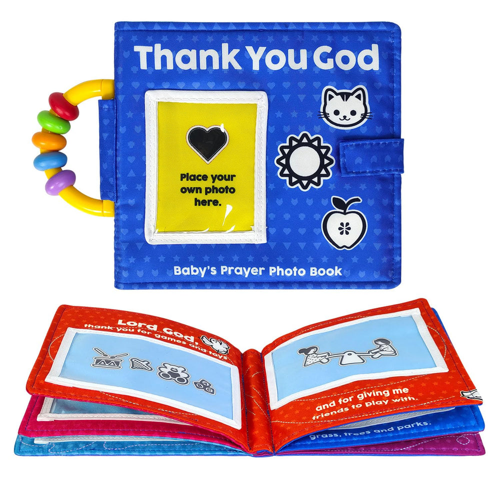 HarvMax Baby's Prayer Photo Book layout to record growth milestones.