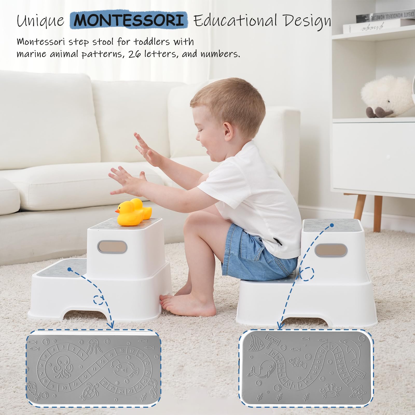 Harwaya toddler step stool requires minimal assembly.