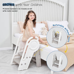 Harwaya toddler step stool with handle rail for added safety.
