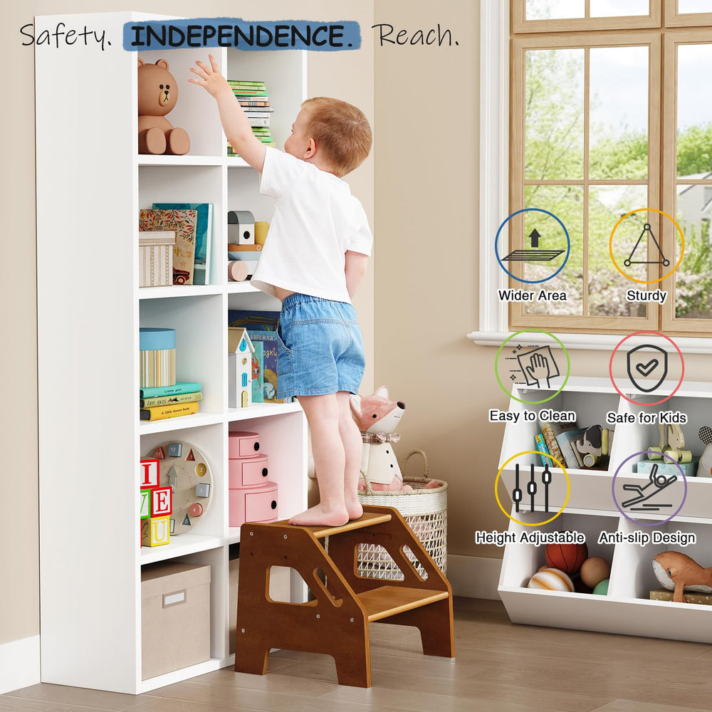Harwaya stool handles give little hands a secure grip