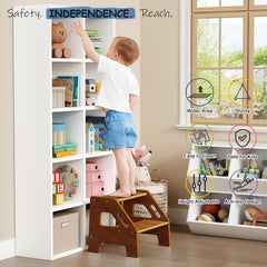 Harwaya stool handles give little hands a secure grip