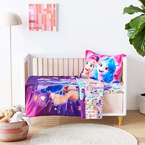 Hasbro My Little Pony bedset image highlights durable print and easy care.