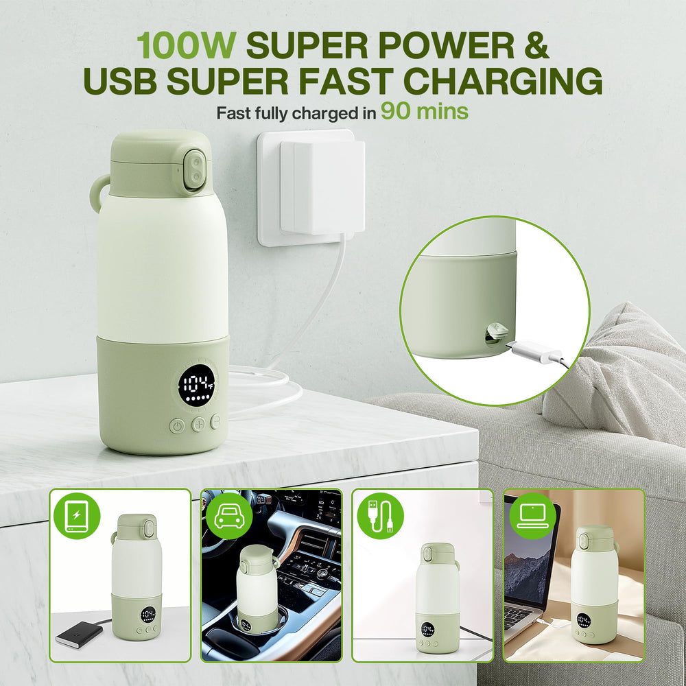 Haslife bottle warmer 316 stainless steel body resists odors.