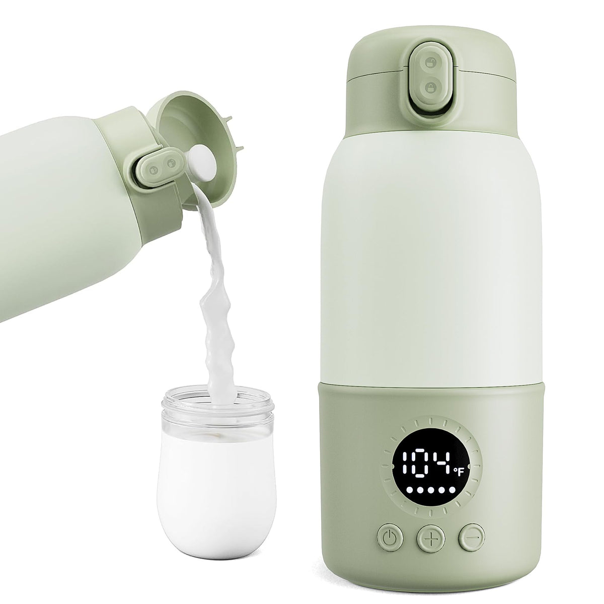 haslife portable bottle warmer compact design suitable for travel and quick feeds
